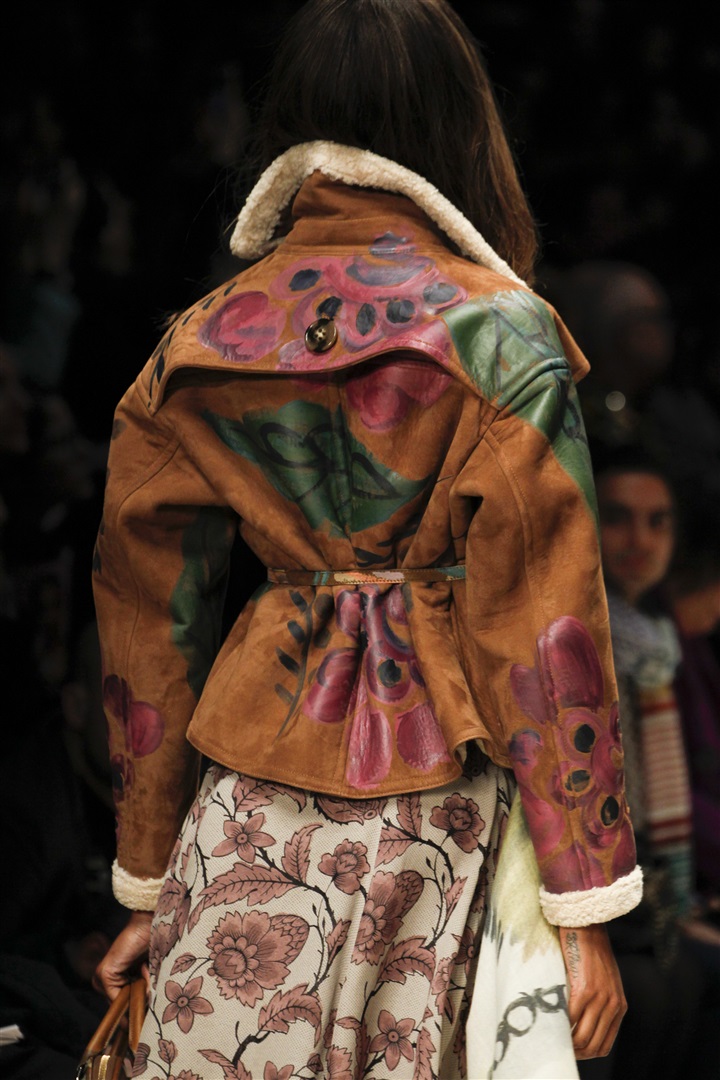 Burberry Prorsum 2014-2015 Sonbahar/Kış Detay