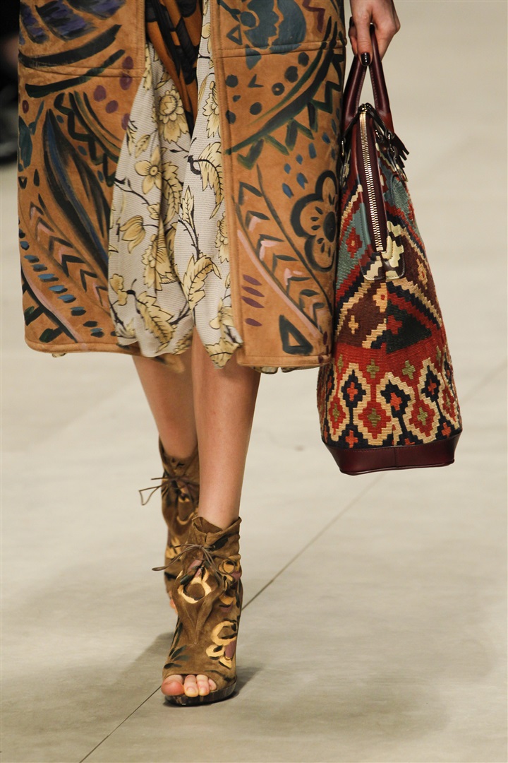 Burberry Prorsum 2014-2015 Sonbahar/Kış Detay