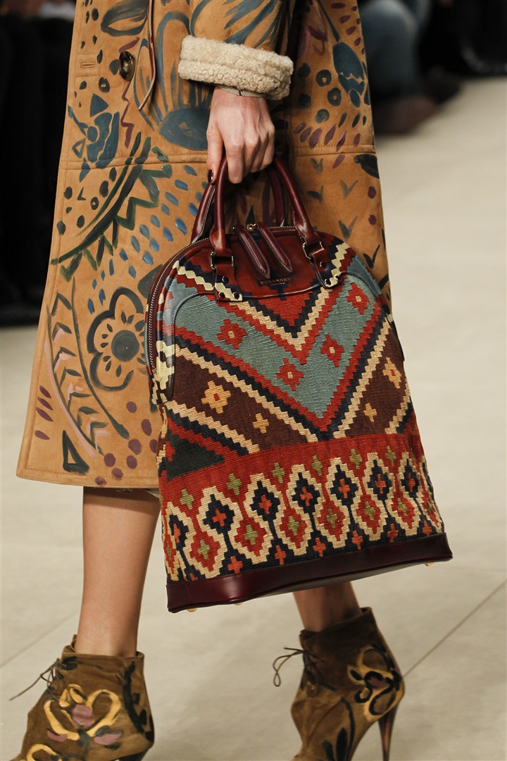 Burberry Prorsum 2014-2015 Sonbahar/Kış Detay