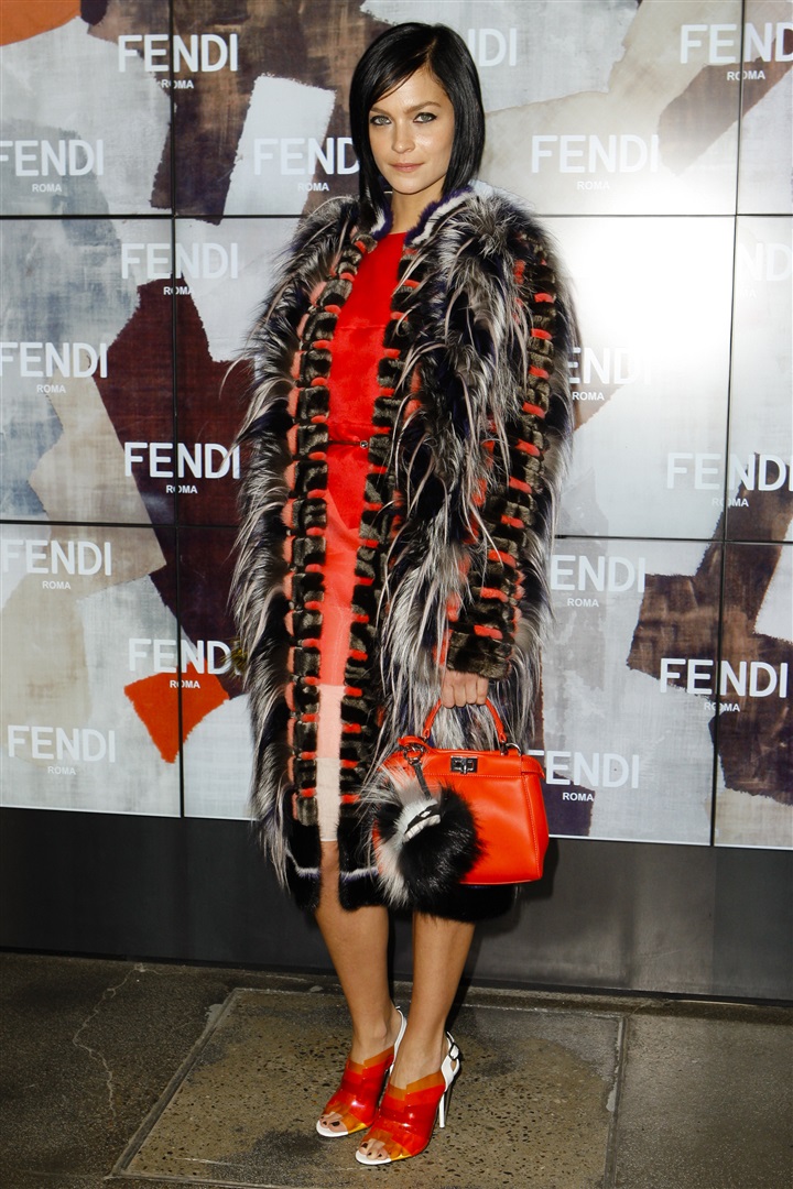 Fendi 2014-2015 Sonbahar/Kış Ön Sıradakiler