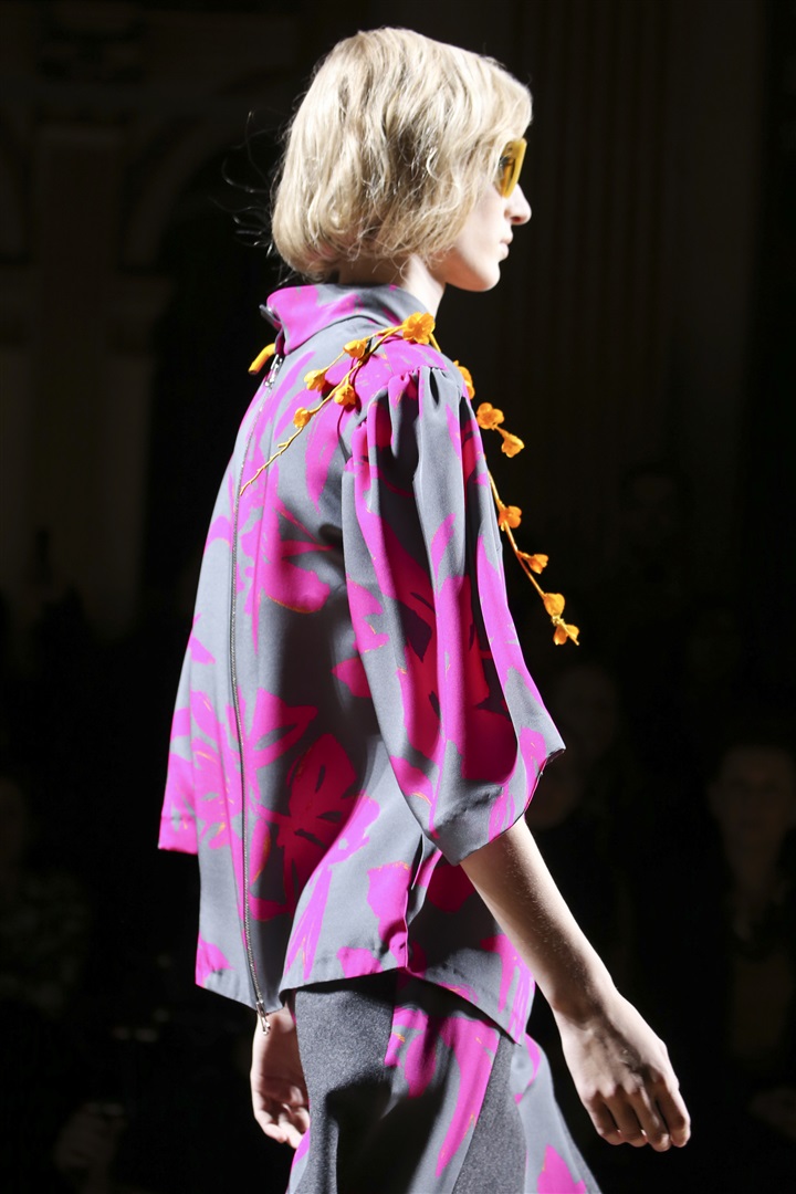 Dries Van Noten 2014-2015 Sonbahar/Kış Detay