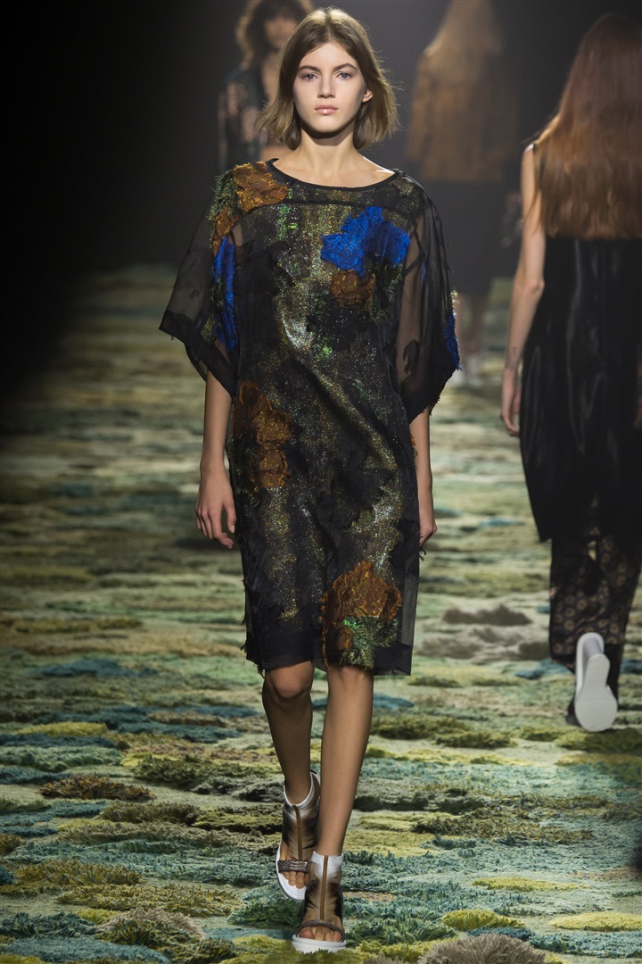 Dries Van Noten 2015 İlkbahar/Yaz Güzellik