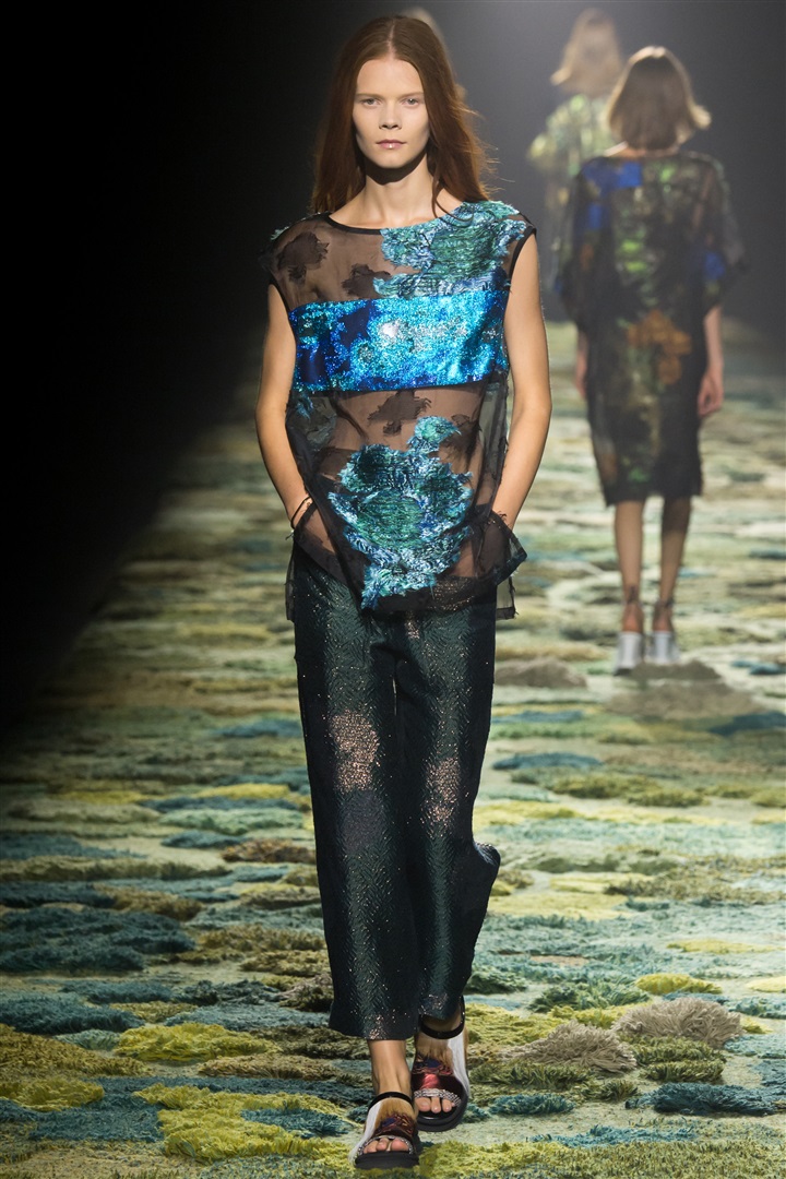 Dries Van Noten 2015 İlkbahar/Yaz Güzellik