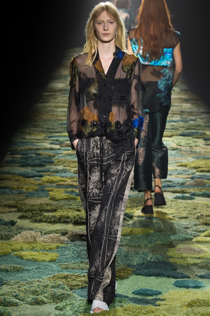 Dries Van Noten 2015 İlkbahar/Yaz Güzellik