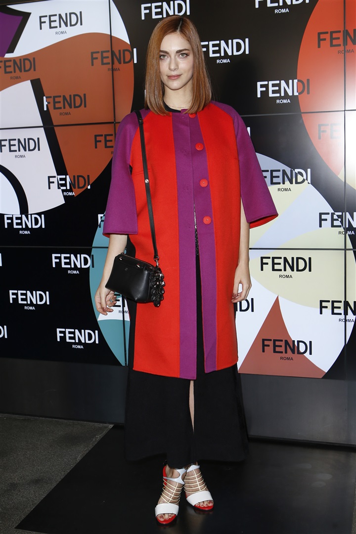 Fendi 2015-2016 Sonbahar/Kış Ön Sıradakiler