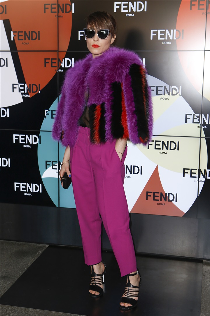 Fendi 2015-2016 Sonbahar/Kış Ön Sıradakiler