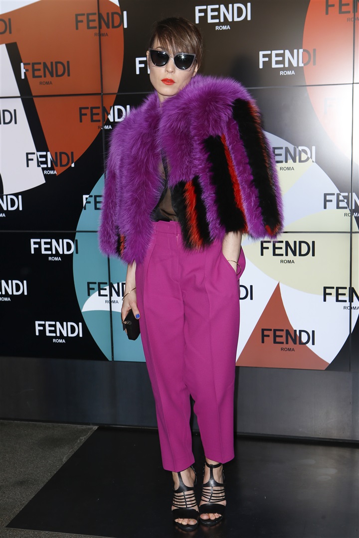 Fendi 2015-2016 Sonbahar/Kış Ön Sıradakiler