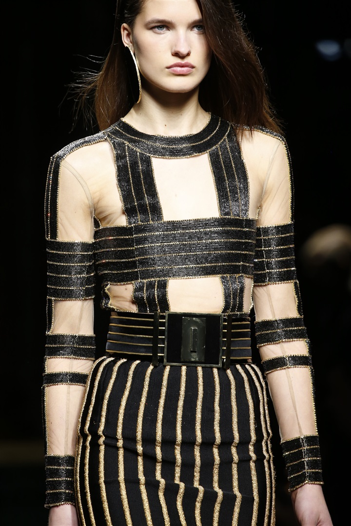 Balmain 2015-2016 Sonbahar/Kış Detay