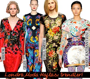 Londra Moda Haftası trendleri