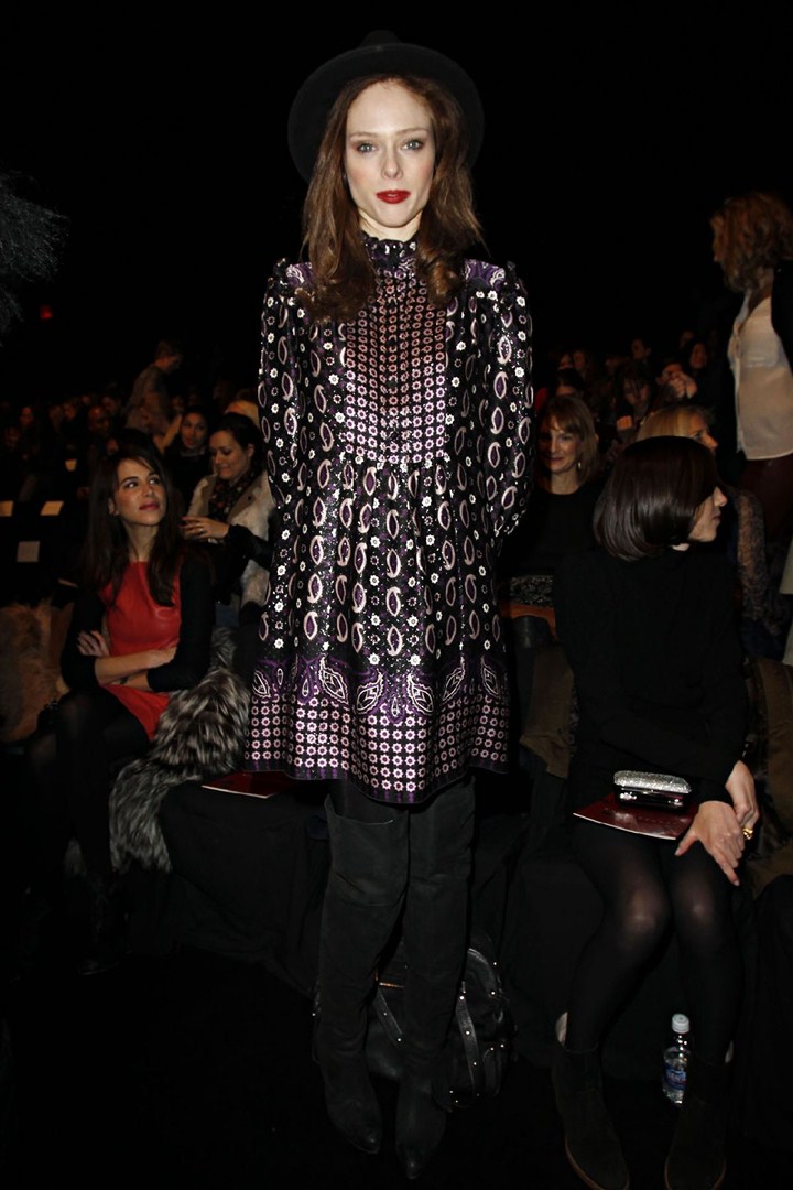 Diane von Furstenberg 2012-2013 Sonbahar/Kış Ön Sıradakiler