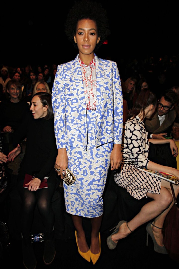 Diane von Furstenberg 2012-2013 Sonbahar/Kış Ön Sıradakiler