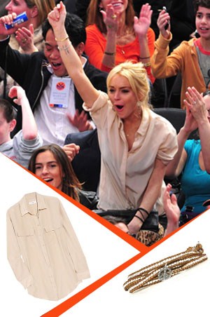 Lindsay Lohan maçta