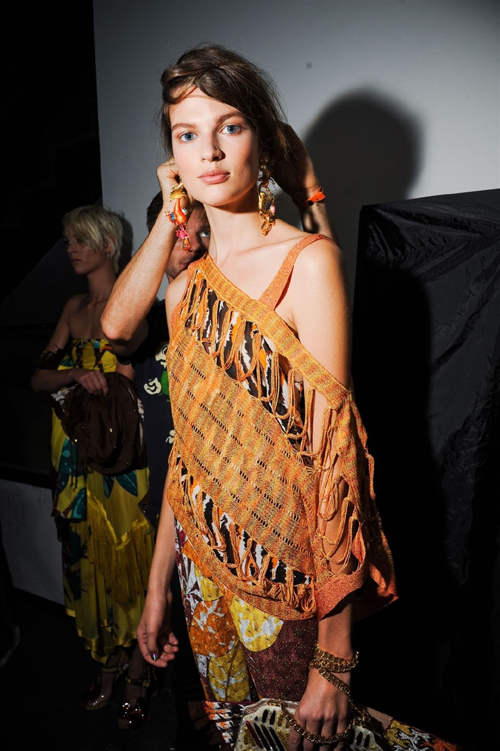 Missoni 2012 İlkbahar/Yaz Çekim Arkası