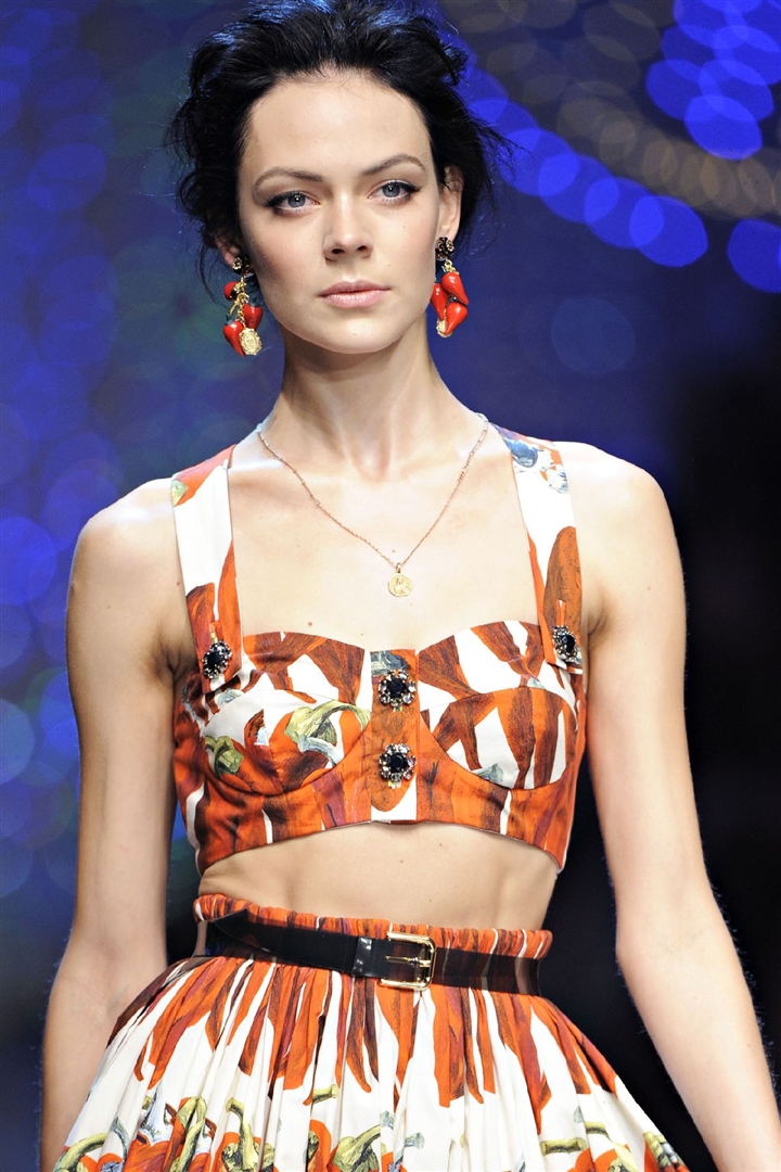 Dolce & Gabbana 2012 İlkbahar/Yaz Detay