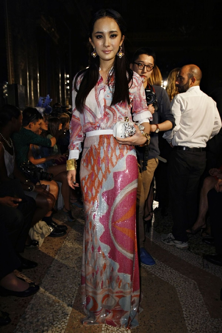 Emilio Pucci 2012 İlkbahar/Yaz Ön Sıradakiler