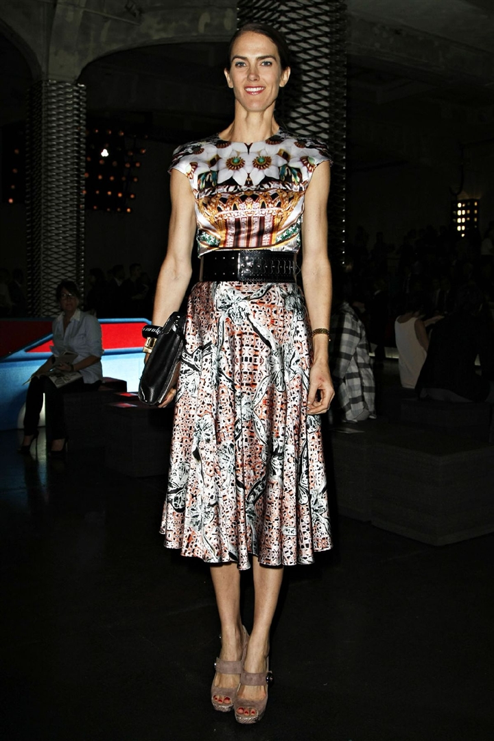 Prada 2012 İlkbahar/Yaz Ön Sıradakiler