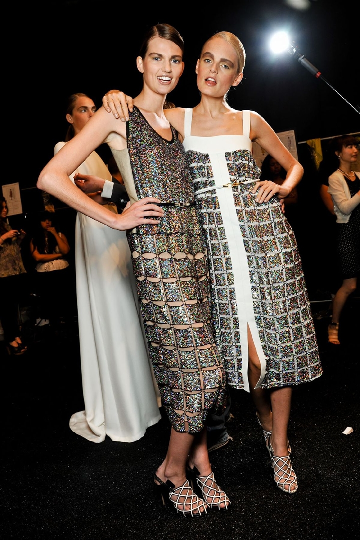 Derek Lam 2012 İlkbahar/Yaz Çekim Arkası