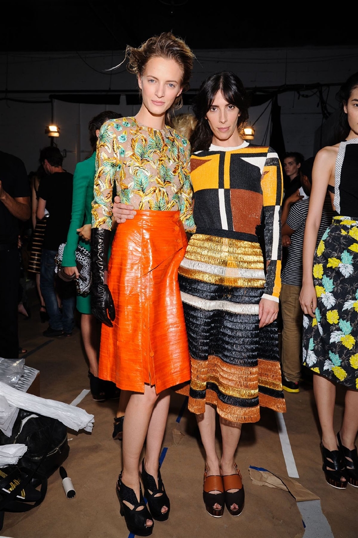 Proenza Schouler 2012 İlkbahar/Yaz Çekim Arkası