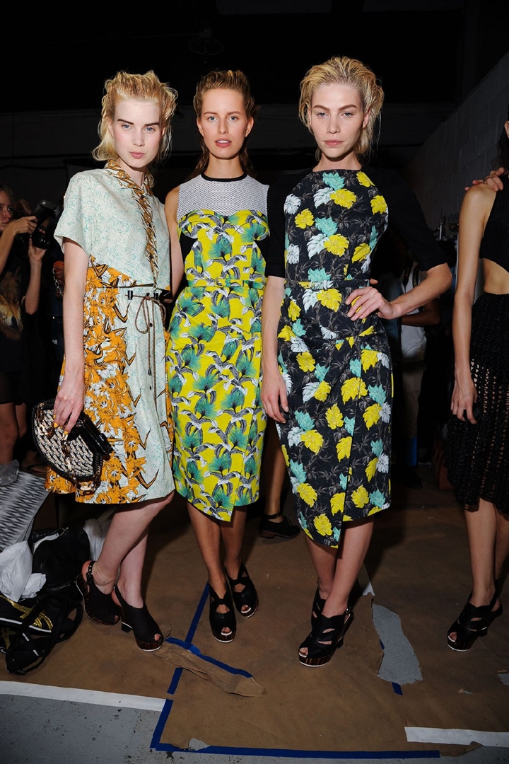 Proenza Schouler 2012 İlkbahar/Yaz Çekim Arkası