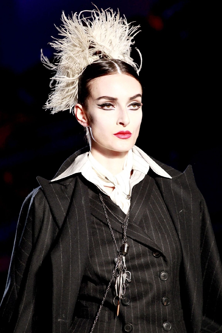 Jean Paul Gaultier 2011-2012 Sonbahar/Kış Couture Detay