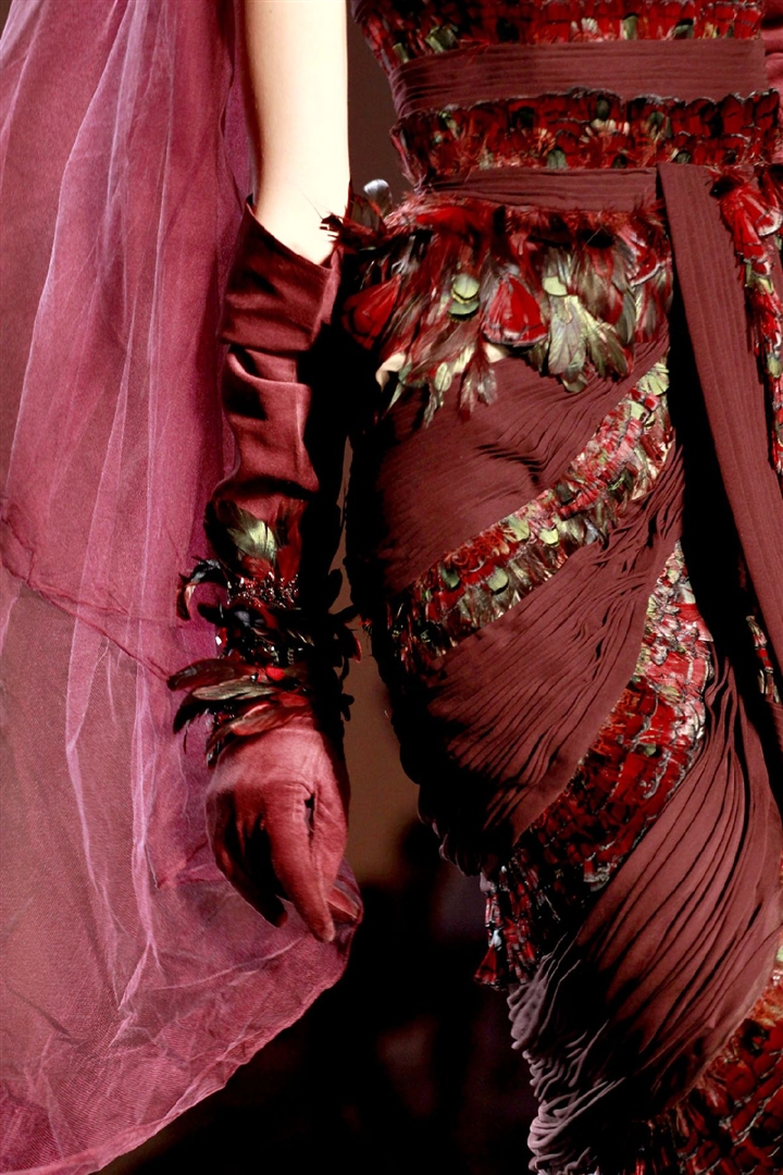 Jean Paul Gaultier 2011-2012 Sonbahar/Kış Couture Detay