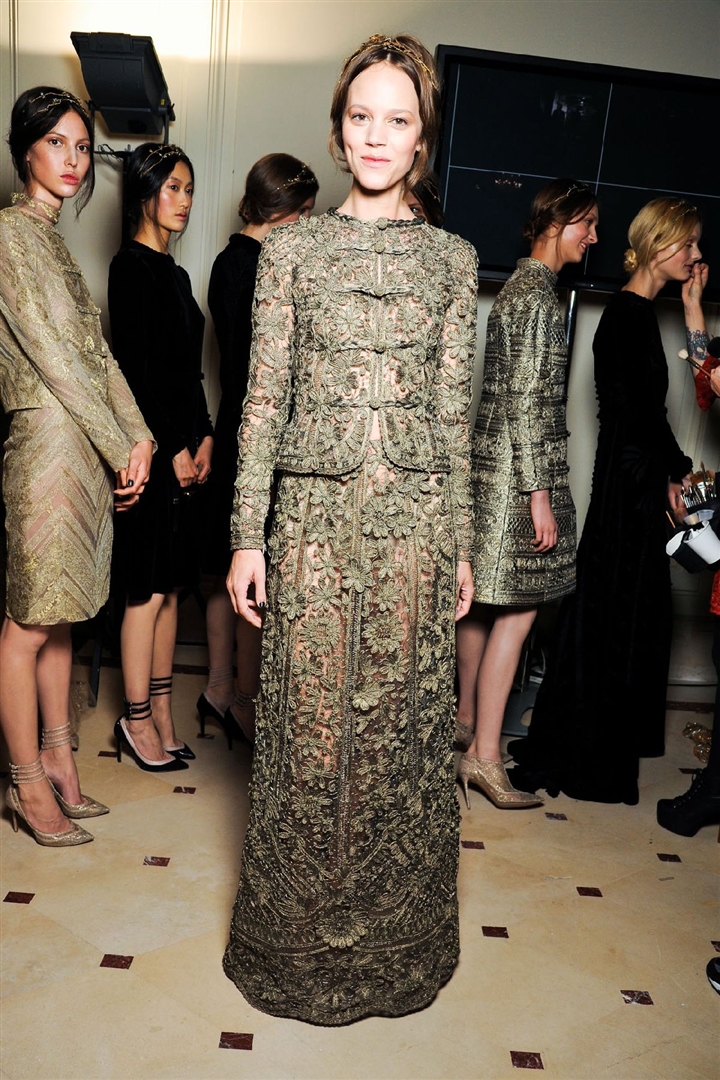 Valentino 2011-2012 Sonbahar/Kış Couture Çekim Arkası