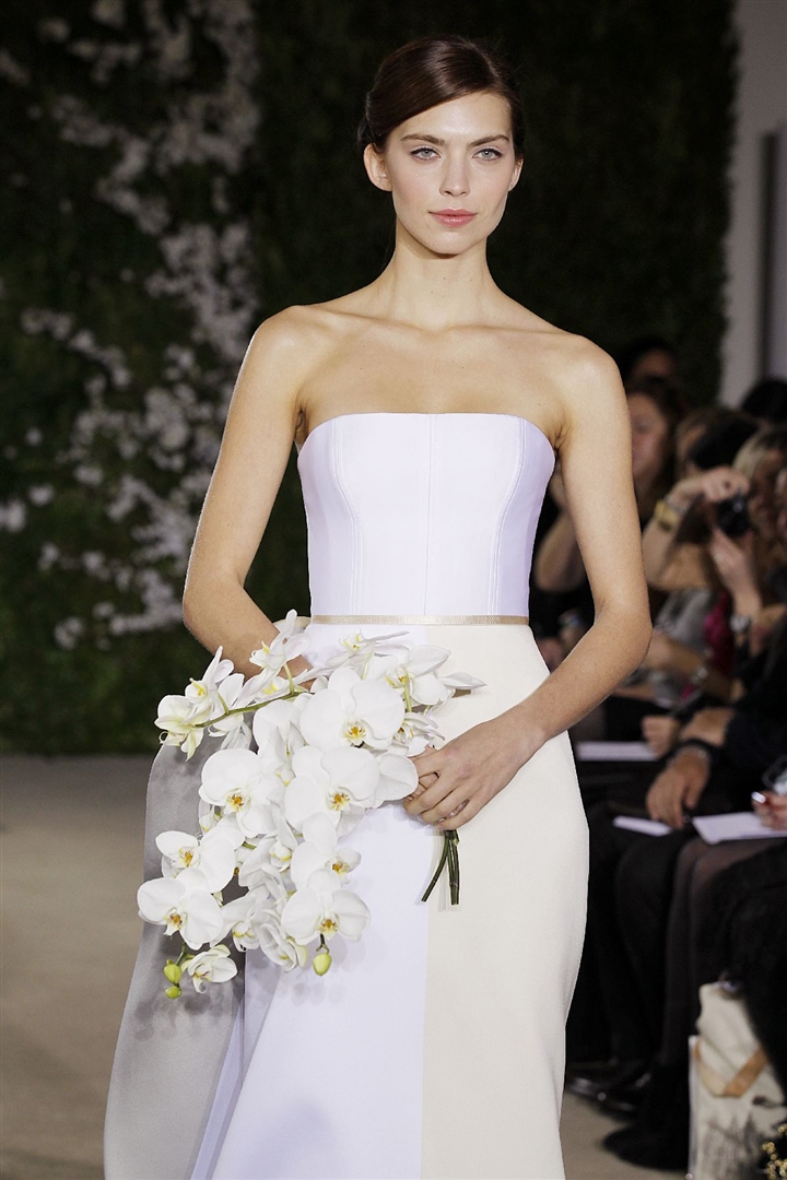 Carolina Herrera 2012 İlkbahar/Yaz Gelinlik