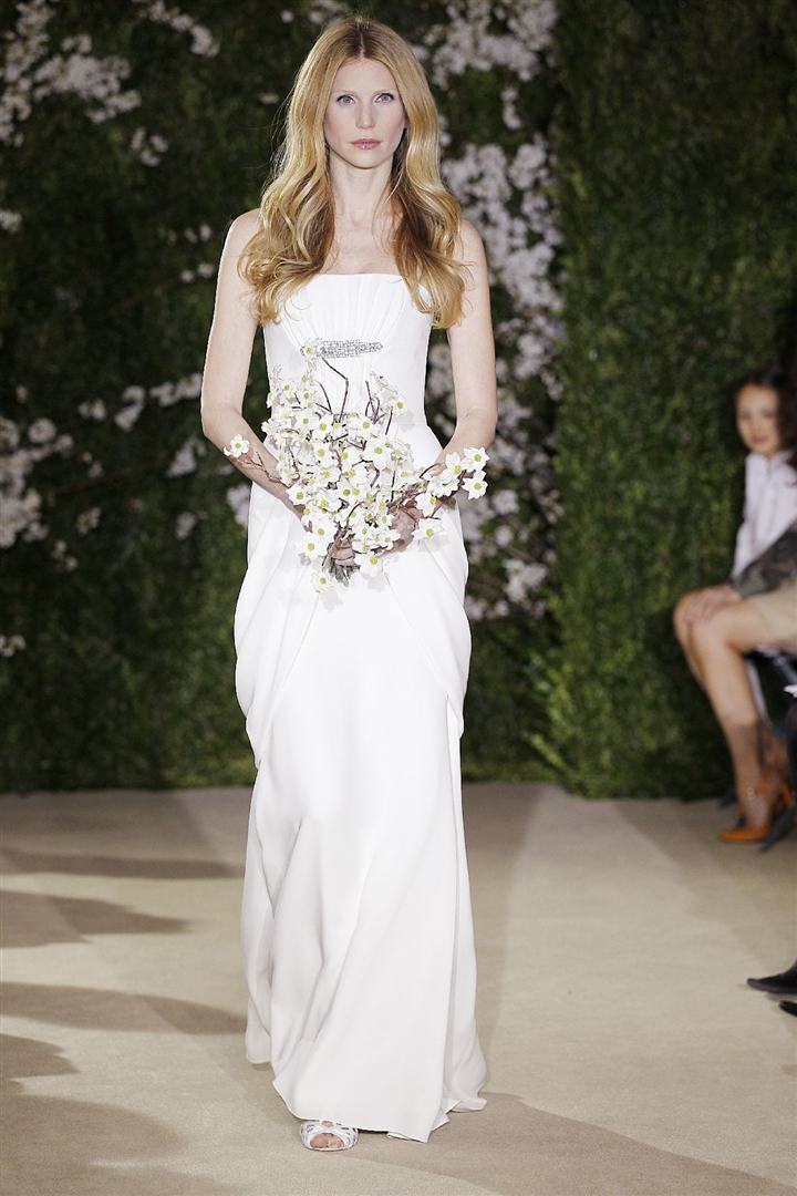 Carolina Herrera 2012 İlkbahar/Yaz Gelinlik