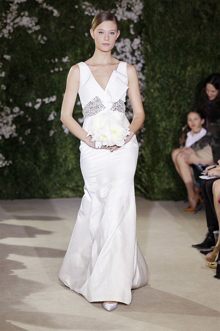 Carolina Herrera 2012 İlkbahar/Yaz Gelinlik