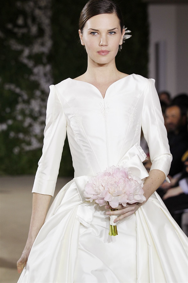 Carolina Herrera 2012 İlkbahar/Yaz Gelinlik Detay