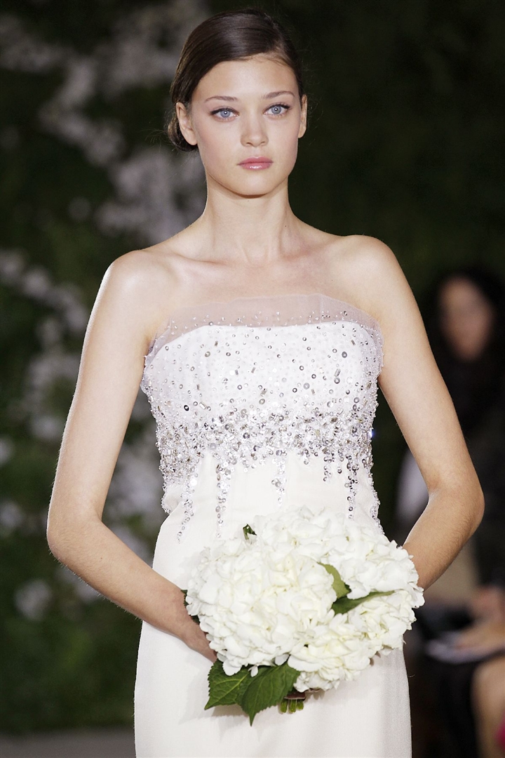 Carolina Herrera 2012 İlkbahar/Yaz Gelinlik Detay