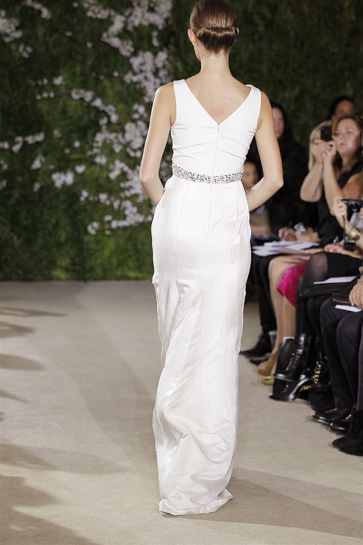 Carolina Herrera 2012 İlkbahar/Yaz Gelinlik Detay