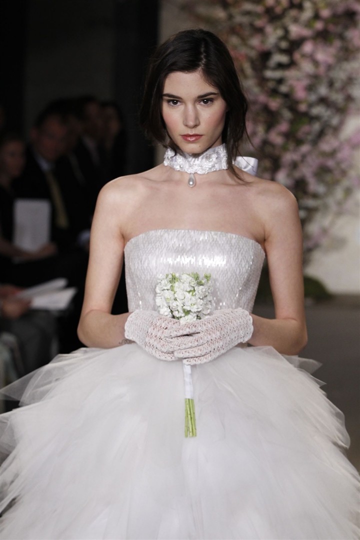 Oscar de la Renta 2012 İlkbahar/Yaz Gelinlik Detay