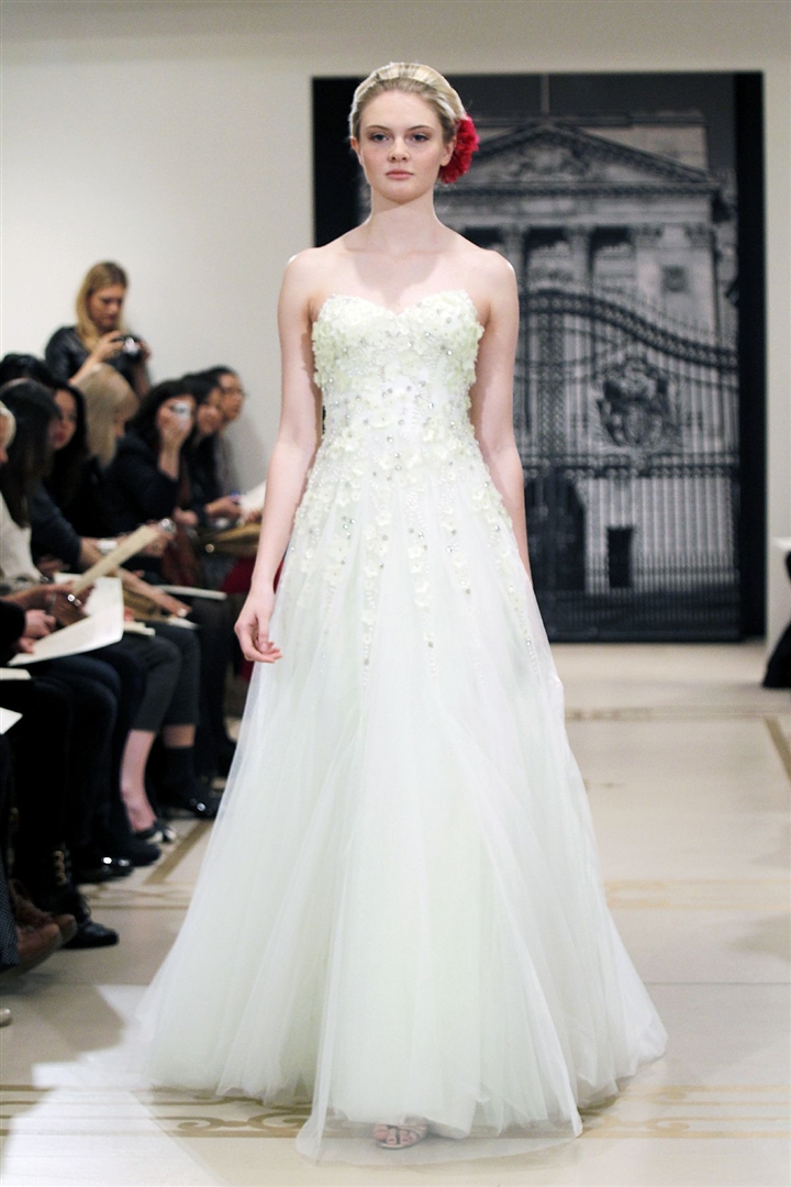 Reem Acra 2012 İlkbahar/Yaz Gelinlik