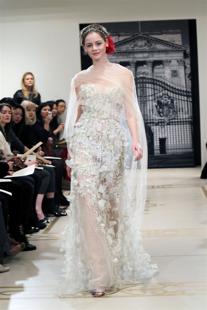 Reem Acra 2012 İlkbahar/Yaz Gelinlik