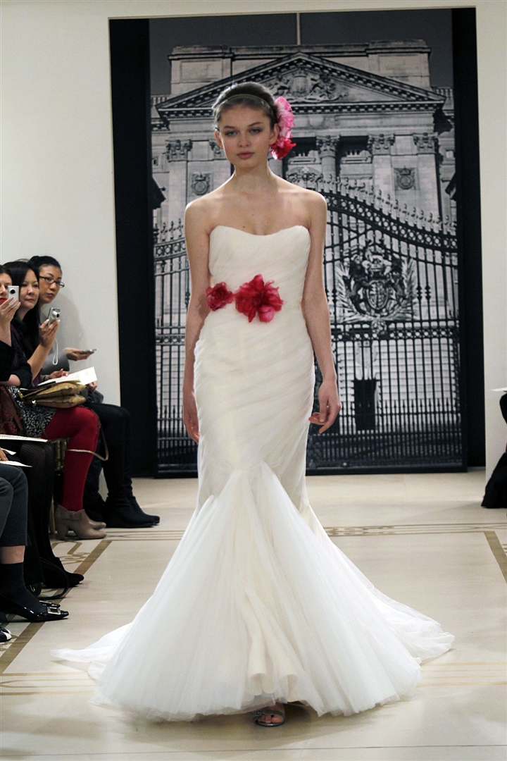 Reem Acra 2012 İlkbahar/Yaz Gelinlik