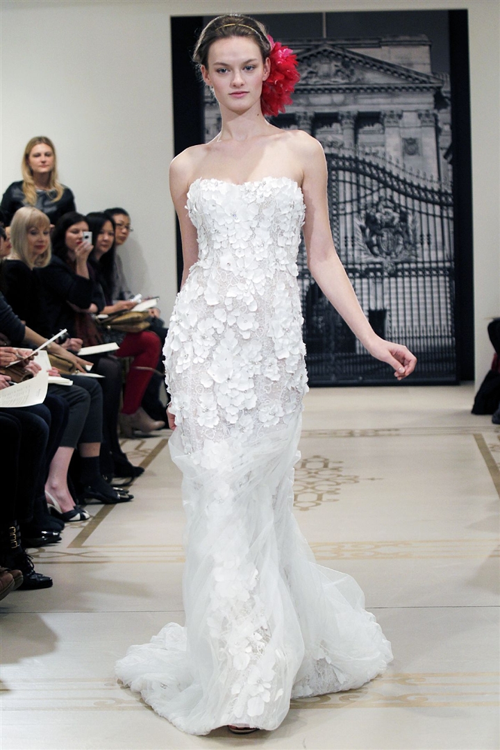 Reem Acra 2012 İlkbahar/Yaz Gelinlik