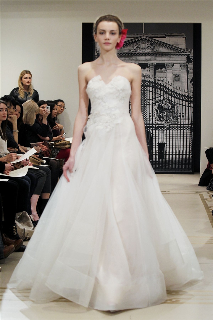 Reem Acra 2012 İlkbahar/Yaz Gelinlik