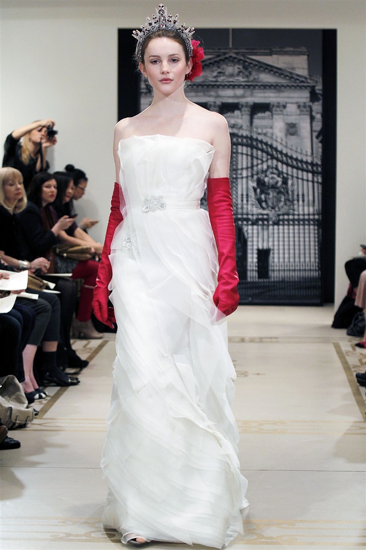 Reem Acra 2012 İlkbahar/Yaz Gelinlik