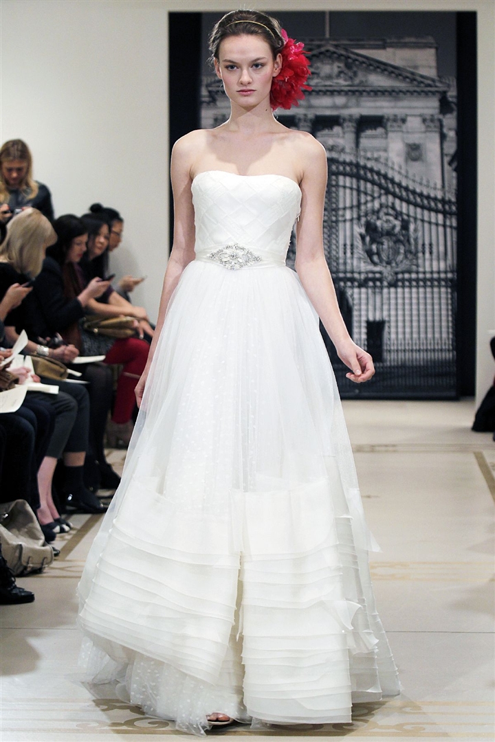 Reem Acra 2012 İlkbahar/Yaz Gelinlik