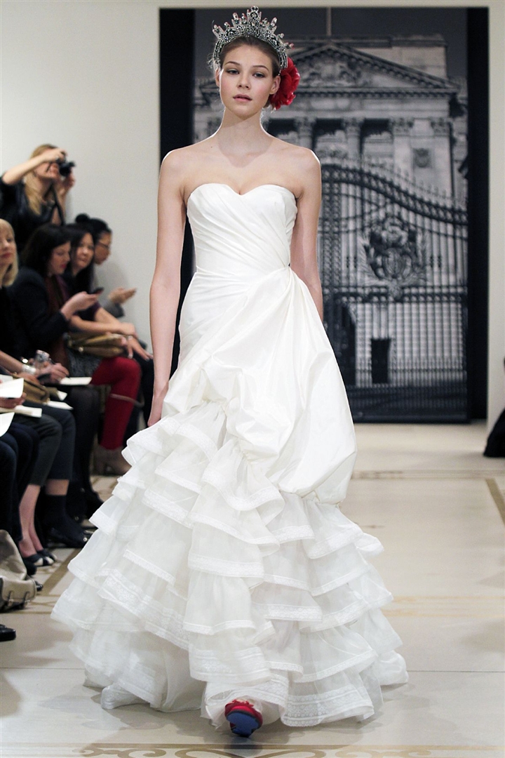 Reem Acra 2012 İlkbahar/Yaz Gelinlik