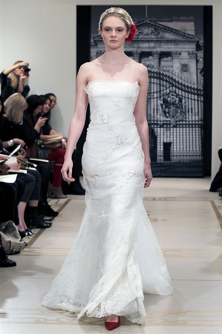 Reem Acra 2012 İlkbahar/Yaz Gelinlik