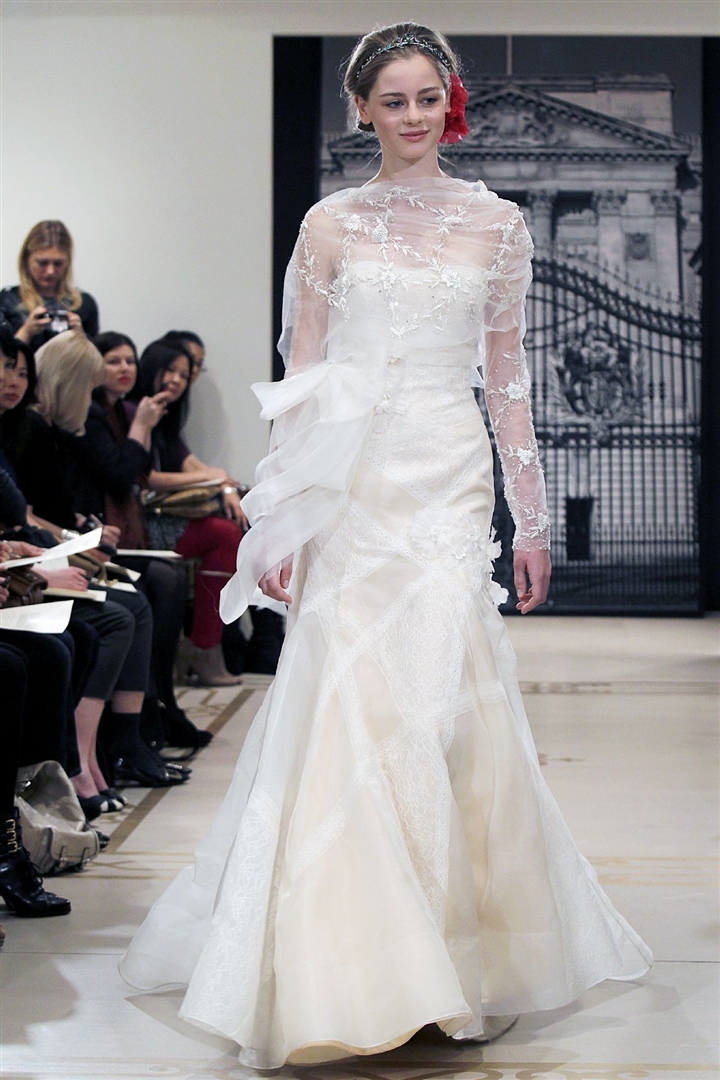 Reem Acra 2012 İlkbahar/Yaz Gelinlik