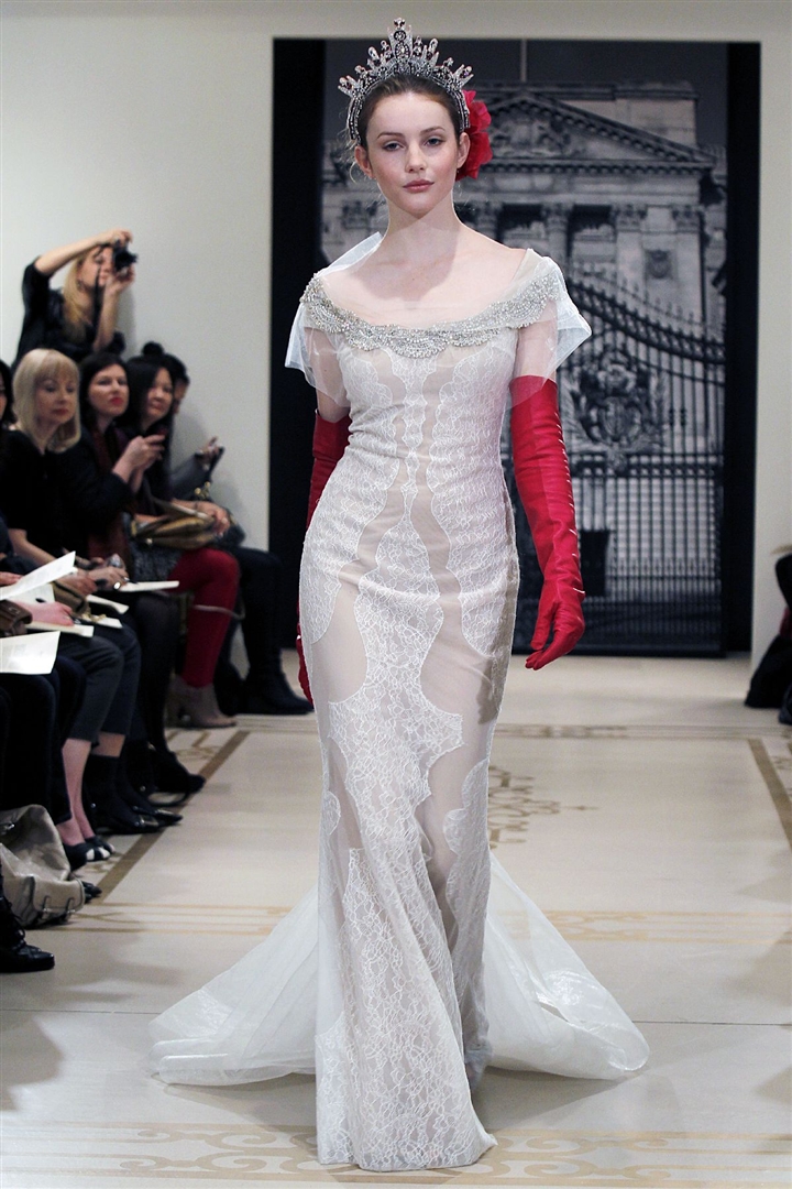 Reem Acra 2012 İlkbahar/Yaz Gelinlik