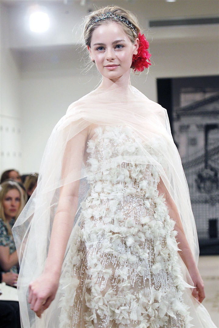 Reem Acra 2012 İlkbahar/Yaz Gelinlik Detay