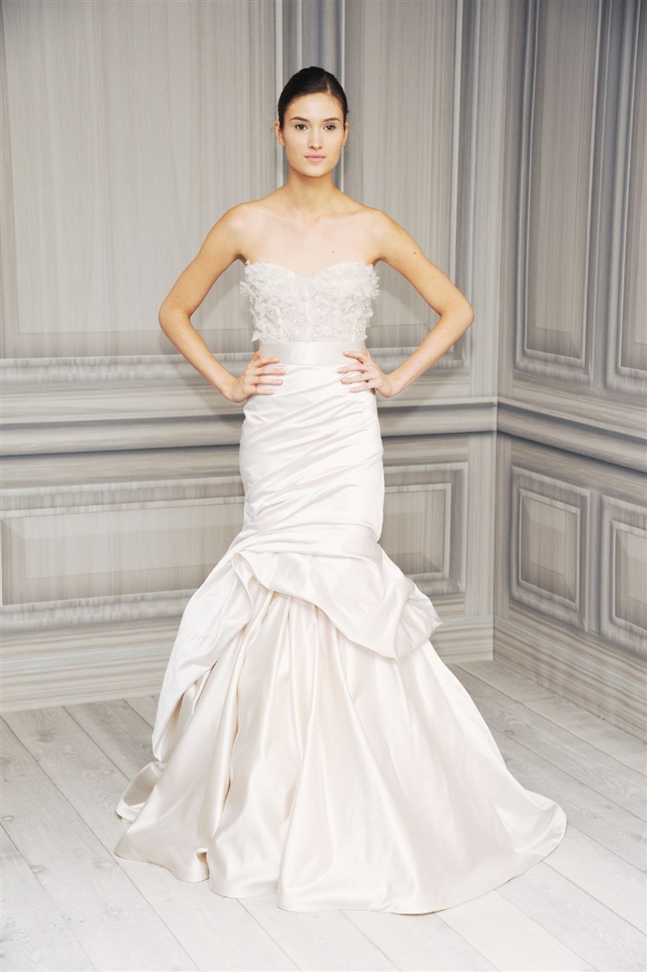 Monique Lhuillier 2012 İlkbahar/Yaz Gelinlik