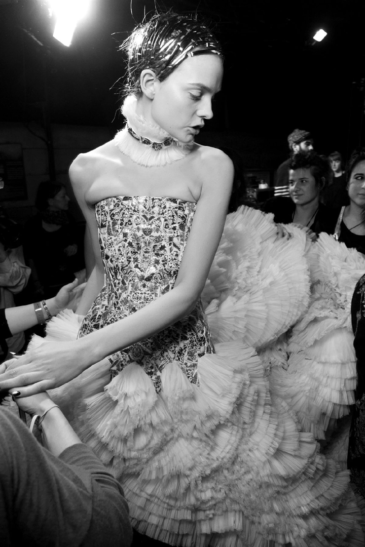 Alexander McQueen 2011-2012 Sonbahar/Kış Çekim Arkası