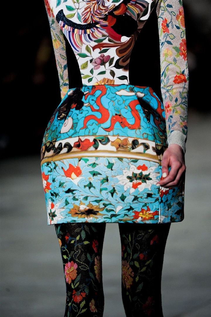 Mary Katrantzou 2011-2012 Sonbahar/Kış Detay