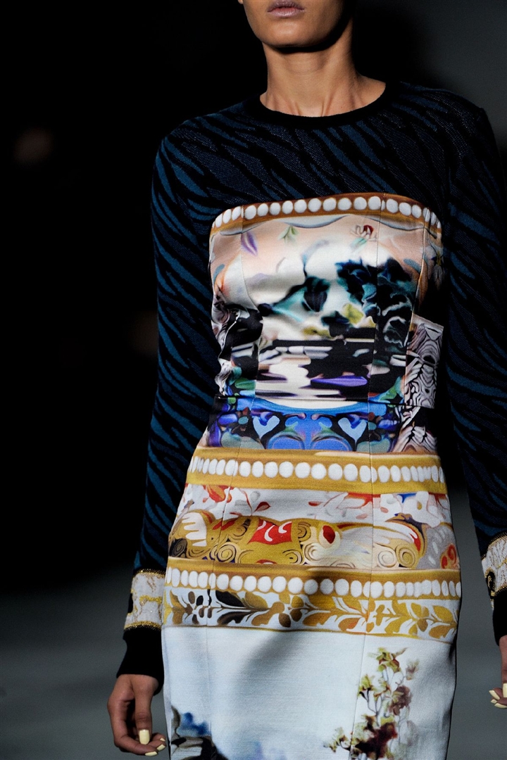 Mary Katrantzou 2011-2012 Sonbahar/Kış Detay