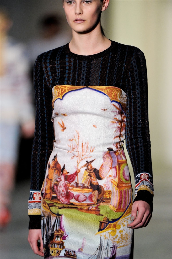 Mary Katrantzou 2011-2012 Sonbahar/Kış Detay